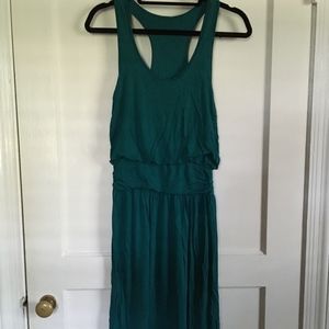 Forever21 Racerback Dress, Teal